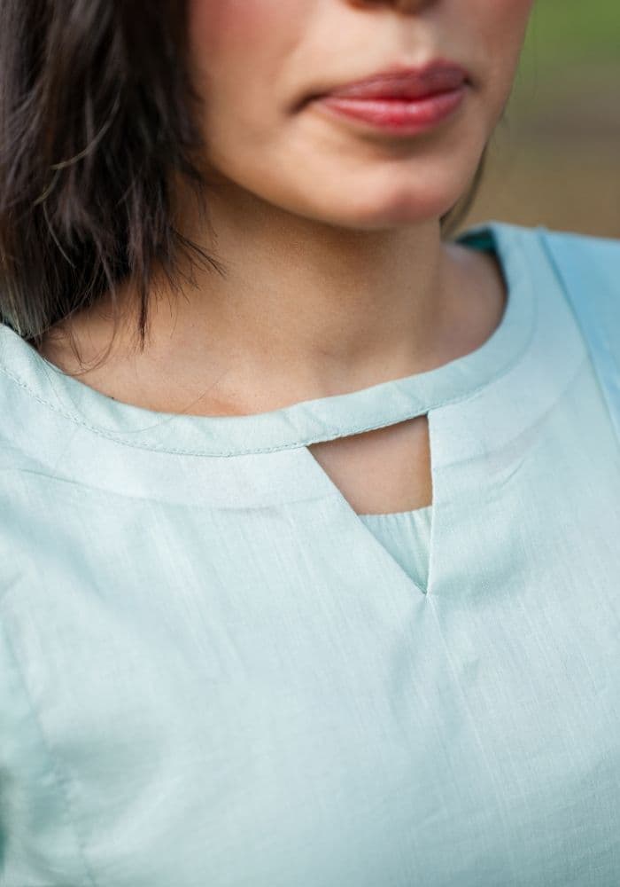 Aafreen Mint – Luxury Lawn 3-Piece Suit (NLC-110-PK)